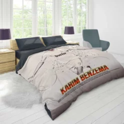 Karim Benzema Copa del Rey Sports Player Duvet Cover 1