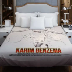 Karim Benzema Copa del Rey Sports Player Duvet Cover