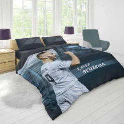 Karim Benzema Elite Madrid Sports Player Duvet Cover 1