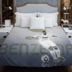 Karim Benzema European Cups Soccer Player Duvet Cover