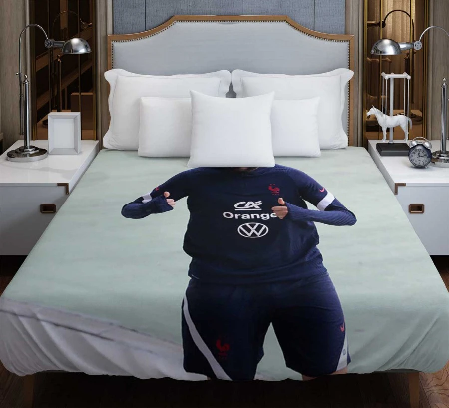 Karim Benzema FIFA World Cup Footballer Duvet Cover