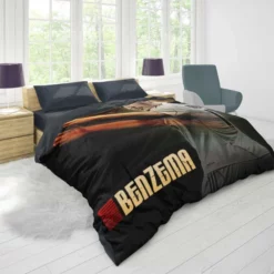 Karim Benzema French Soccer Player Duvet Cover 1