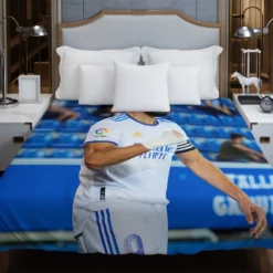 Karim Benzema Real Madrid Captain Sports Player Duvet Cover