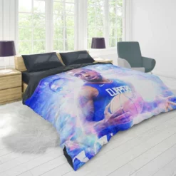 Kawhi Leonard American Professional Basketball Player Duvet Cover 1