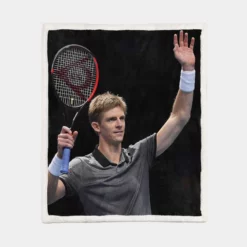 Kevin Anderson Classic South African Tennis Player Sherpa Fleece Blanket 1