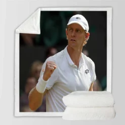 Kevin Anderson Popular South African Tennis Player Sherpa Fleece Blanket
