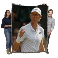 Kevin Anderson Popular South African Tennis Player Woven Blanket