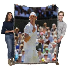Kevin Anderson Top Ranked Tennis Player Woven Blanket