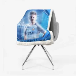 Kevin De Bruyne Belgian professional football Player Sherpa Fleece Blanket 2