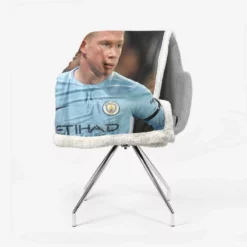 Kevin De Bruyne Excellent Man City Football Player Sherpa Fleece Blanket 2