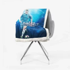 Kevin De Bruyne Excellent Soccer Player Sherpa Fleece Blanket 2