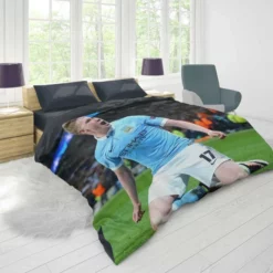 Kevin De Bruyne Top Ranked Soccer Player Duvet Cover 1