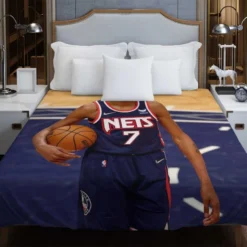 Kevin Durant Energetic NBA Basketball Player Duvet Cover