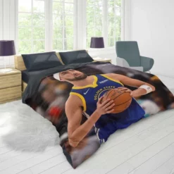 Klay Thompson Professional NBA Basketball Player Duvet Cover 1