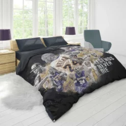 Kobe Bryant Awarded NBA Basketball Player Duvet Cover 1