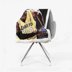 Kobe Bryant Competitive NBA Basketball Player Sherpa Fleece Blanket 2