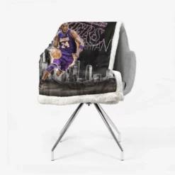 Kobe Bryant Excellent NBA Basketball Player Sherpa Fleece Blanket 2