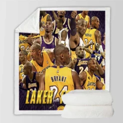 Kobe Bryant NBA Most Valuable Player Sherpa Fleece Blanket