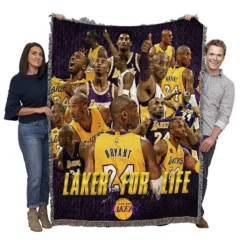 Kobe Bryant NBA Most Valuable Player Woven Blanket