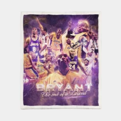 Kobe Bryant Strong NBA Basketball Player Sherpa Fleece Blanket 1