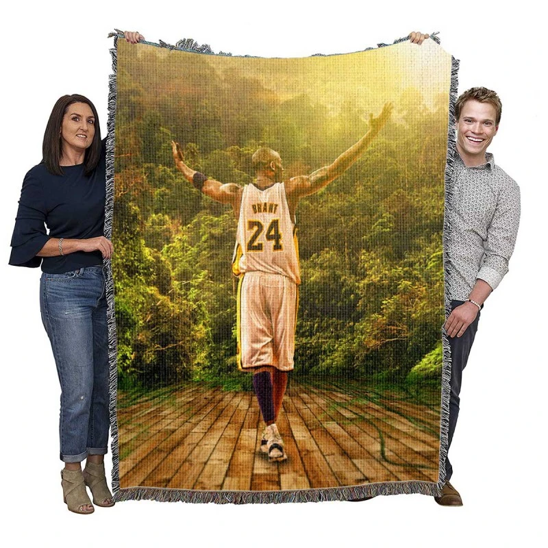 Kobe Bryant Unique NBA Basketball Player Woven Blanket