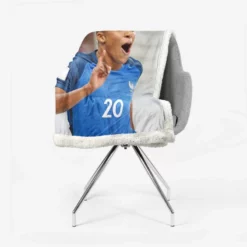 Kylian Mbappe Awarded France Football Player Sherpa Fleece Blanket 2