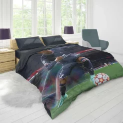 Kylian Mbappe FIFA 22 PlayStation Duvet Cover 1