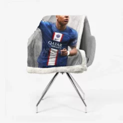 Kylian Mbappe FIFA 23 Soccer Game Sherpa Fleece Blanket 2