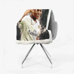 Kylian Mbappe Lottin  PSG FIFA World Cup Player Sherpa Fleece Blanket 2