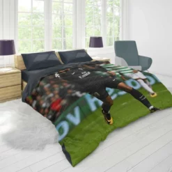 Kylian Mbappe Lottin  PSG Football Player Duvet Cover 1