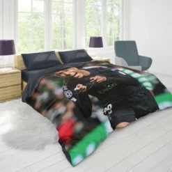 Kylian Mbappe Lottin  PSG UEFA Champions League Player Duvet Cover 1