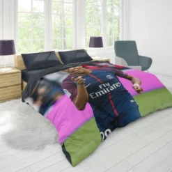 Kylian Mbappe PSG Classic Player Duvet Cover 1