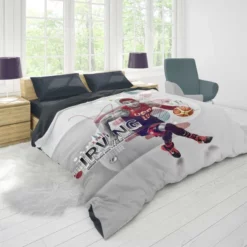 Kyrie Irving Energetic NBA Basketball Player Duvet Cover 1