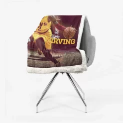 Kyrie Irving Famous NBA Basketball Player Sherpa Fleece Blanket 2