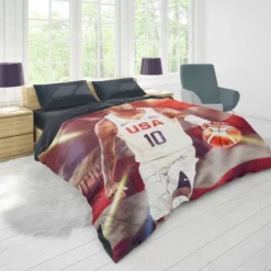 Kyrie Irving Professional NBA Basketball Player Duvet Cover 1
