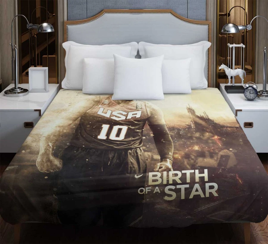 Kyrie Irving Top Ranked NBA Basketball Player Duvet Cover