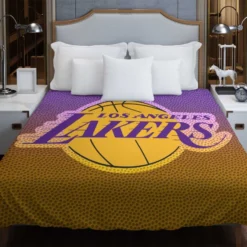 LA Lakers Logo Excellent NBA Basketball Team Logo Duvet Cover