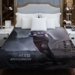 La Liga Football Player Lionel Messi Duvet Cover