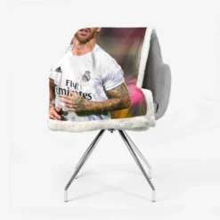 La Liga Footballer Sergio Ramos Sherpa Fleece Blanket 2