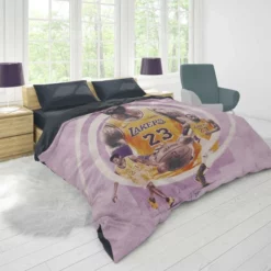 LeBron James American professional basketball player Duvet Cover 1