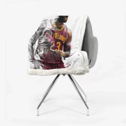 LeBron James NBA Basketball Player Sherpa Fleece Blanket 2