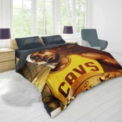 LeBron James Strong NBA Basketball Player Duvet Cover 1