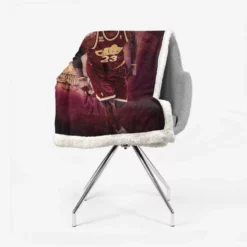 LeBron James Top Ranked NBA Basketball Player Sherpa Fleece Blanket 2