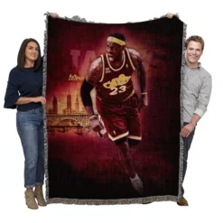 LeBron James Top Ranked NBA Basketball Player Woven Blanket
