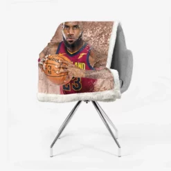 Lebron James Ultimate NBA Basketball Player Sherpa Fleece Blanket 2