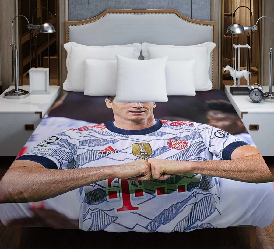 Lewandowski Elite Bundesliga Sports Player Duvet Cover