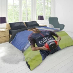 Ligue 1 Soccer Player Neymar Duvet Cover 1