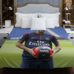 Ligue 1 Soccer Player Neymar Duvet Cover