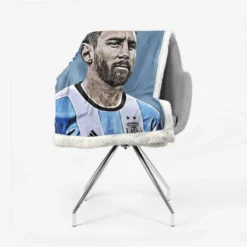 Lionel Messi  Argentina Copa America Soccer Player Sherpa Fleece Blanket 2