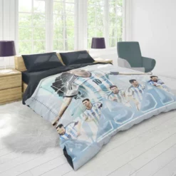 Lionel Messi Argentina Football Player Duvet Cover 1